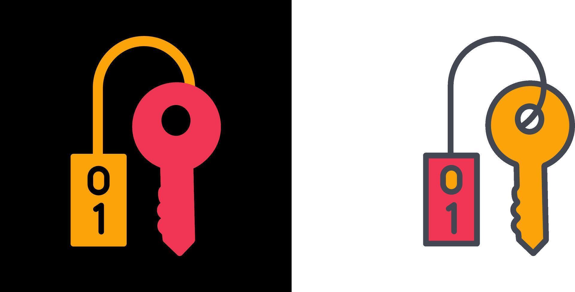 Hotel Keys Icon vector