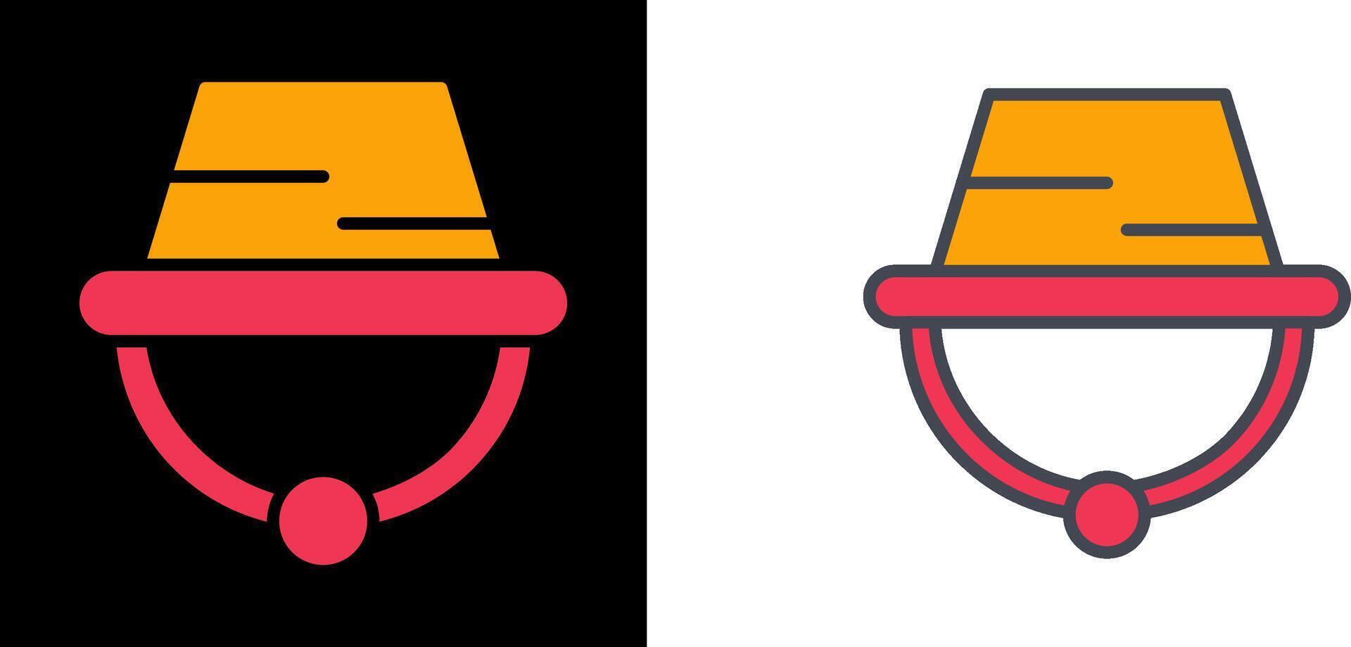Camping Hat Icon vector
