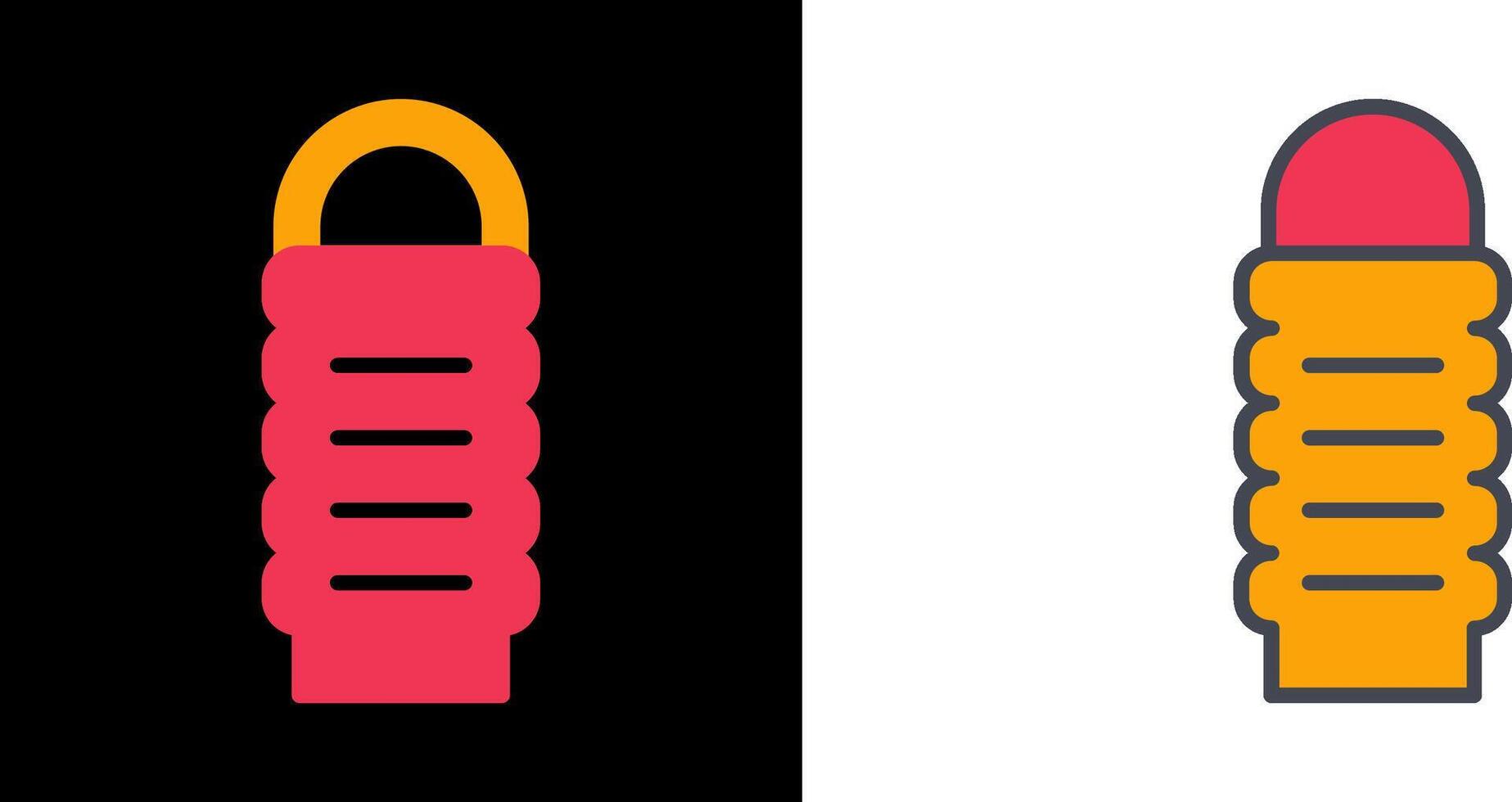 Sleeping Bag Icon vector