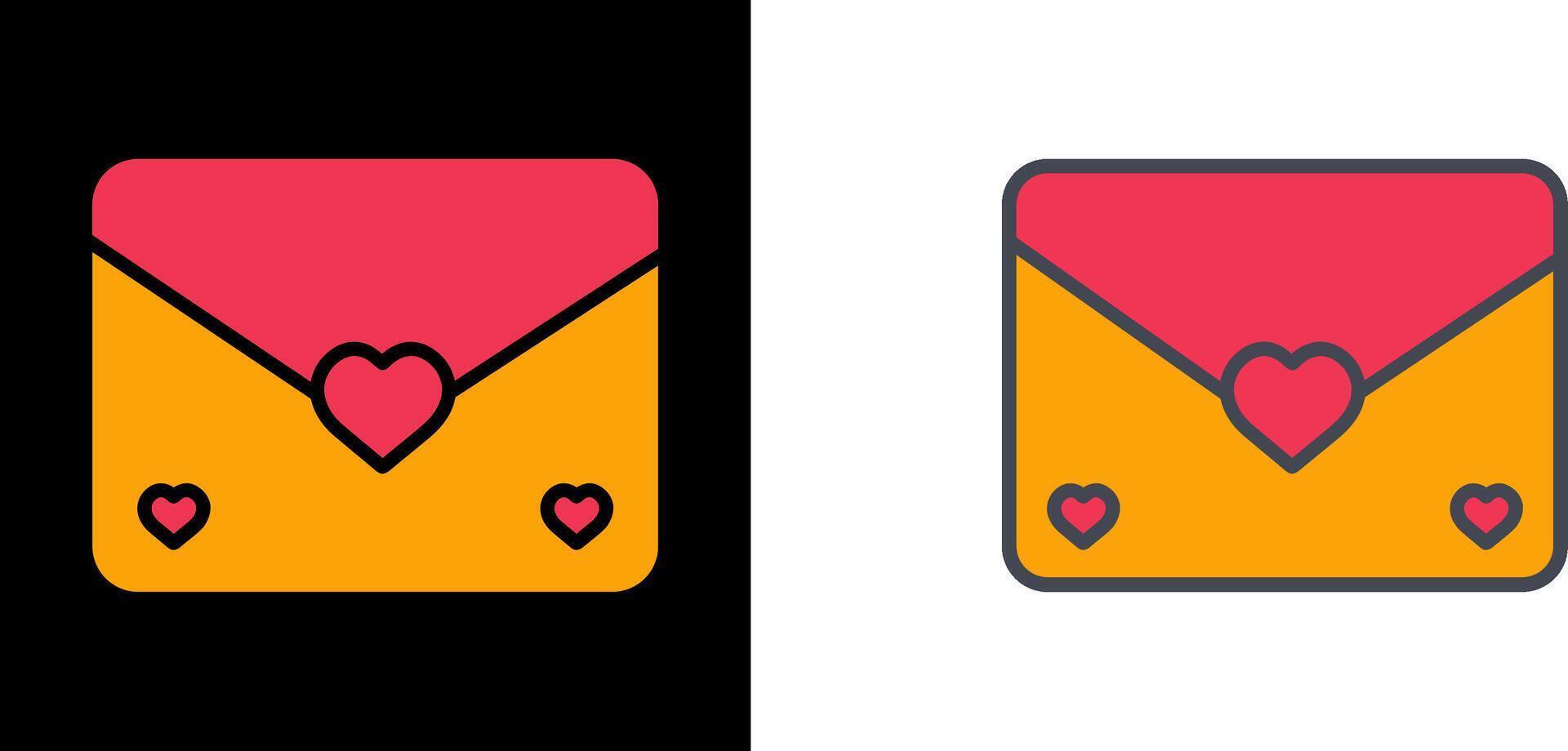 Wedding Envelope Icon vector