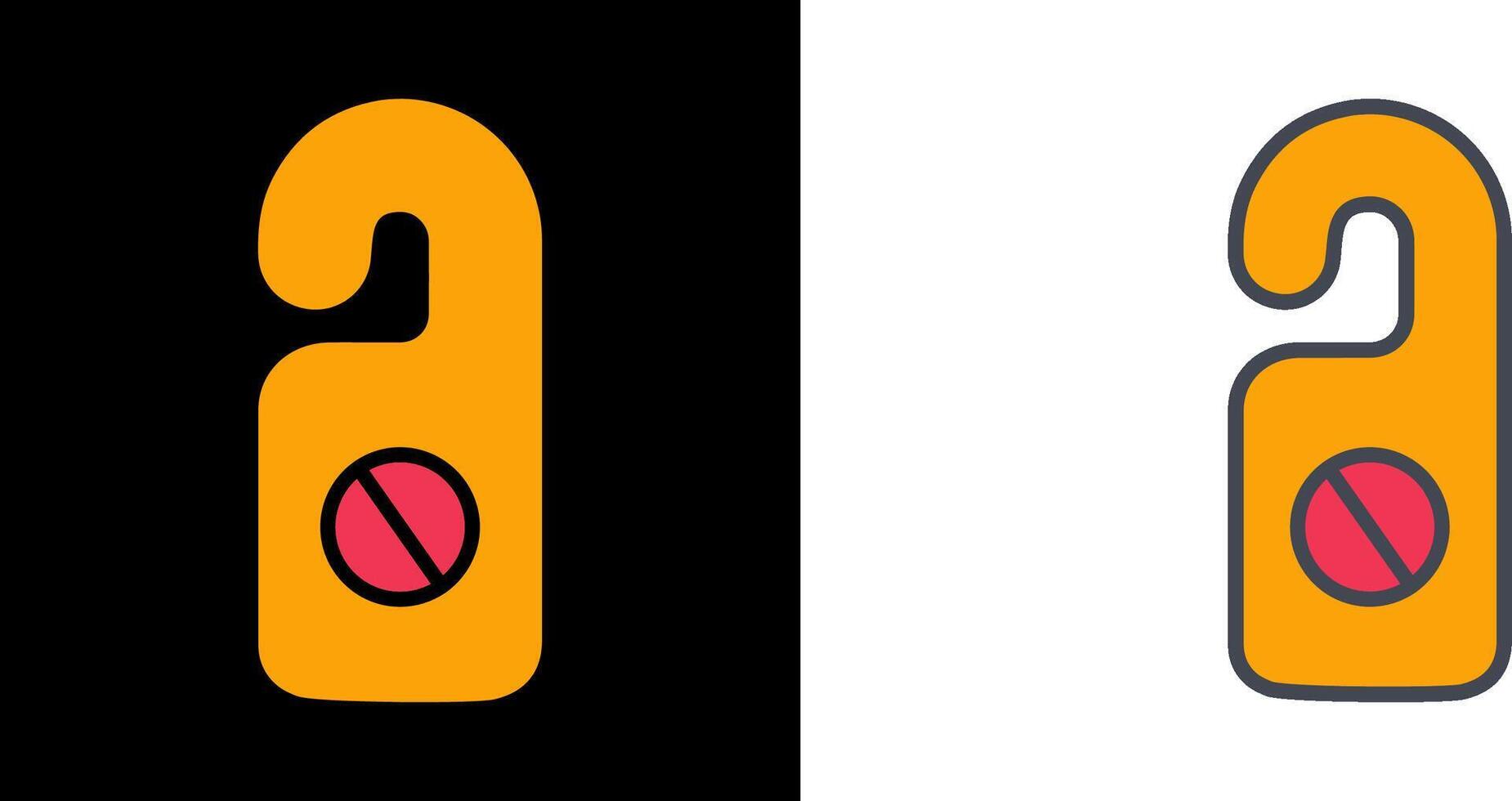 Do not Disturb Icon vector