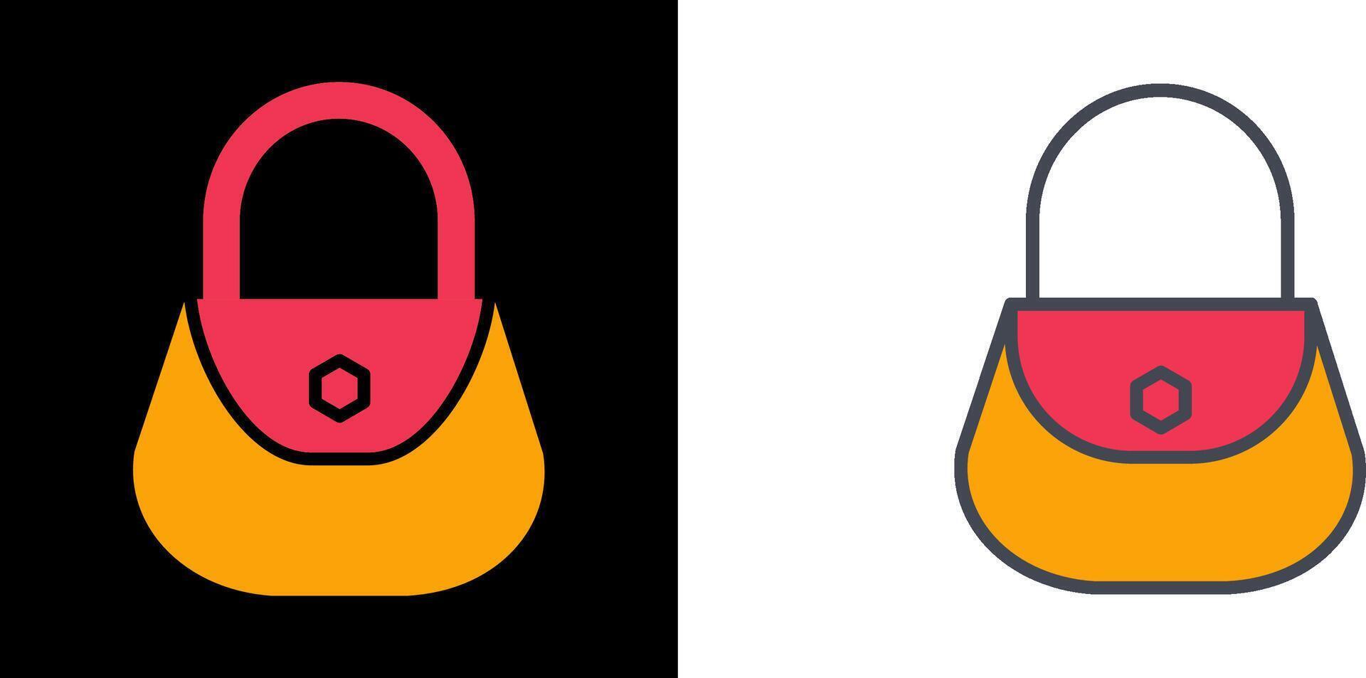 Ladies Bag Icon vector