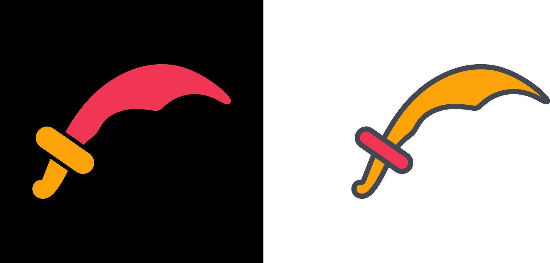 Arabic Sword Icon vector
