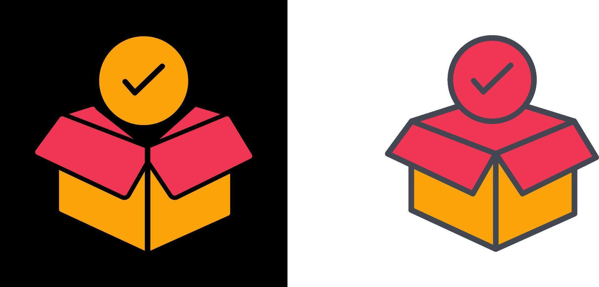 Package Receiving Icon vector