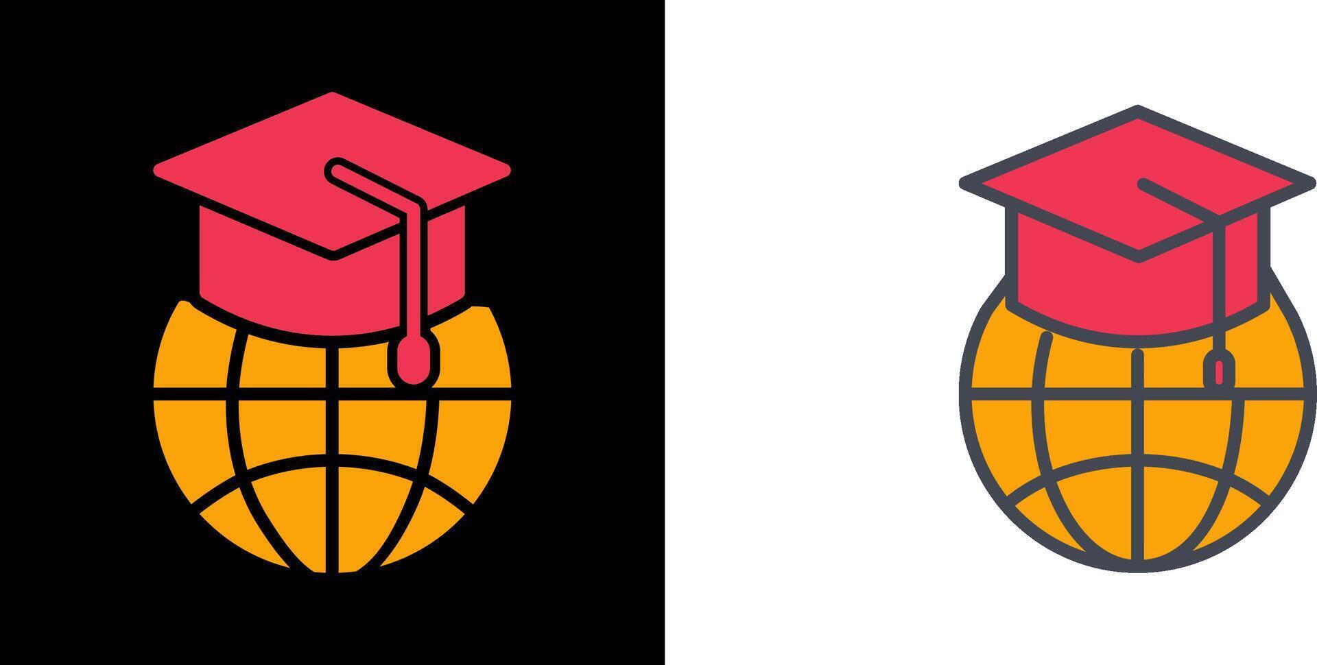 Global Education Icon vector