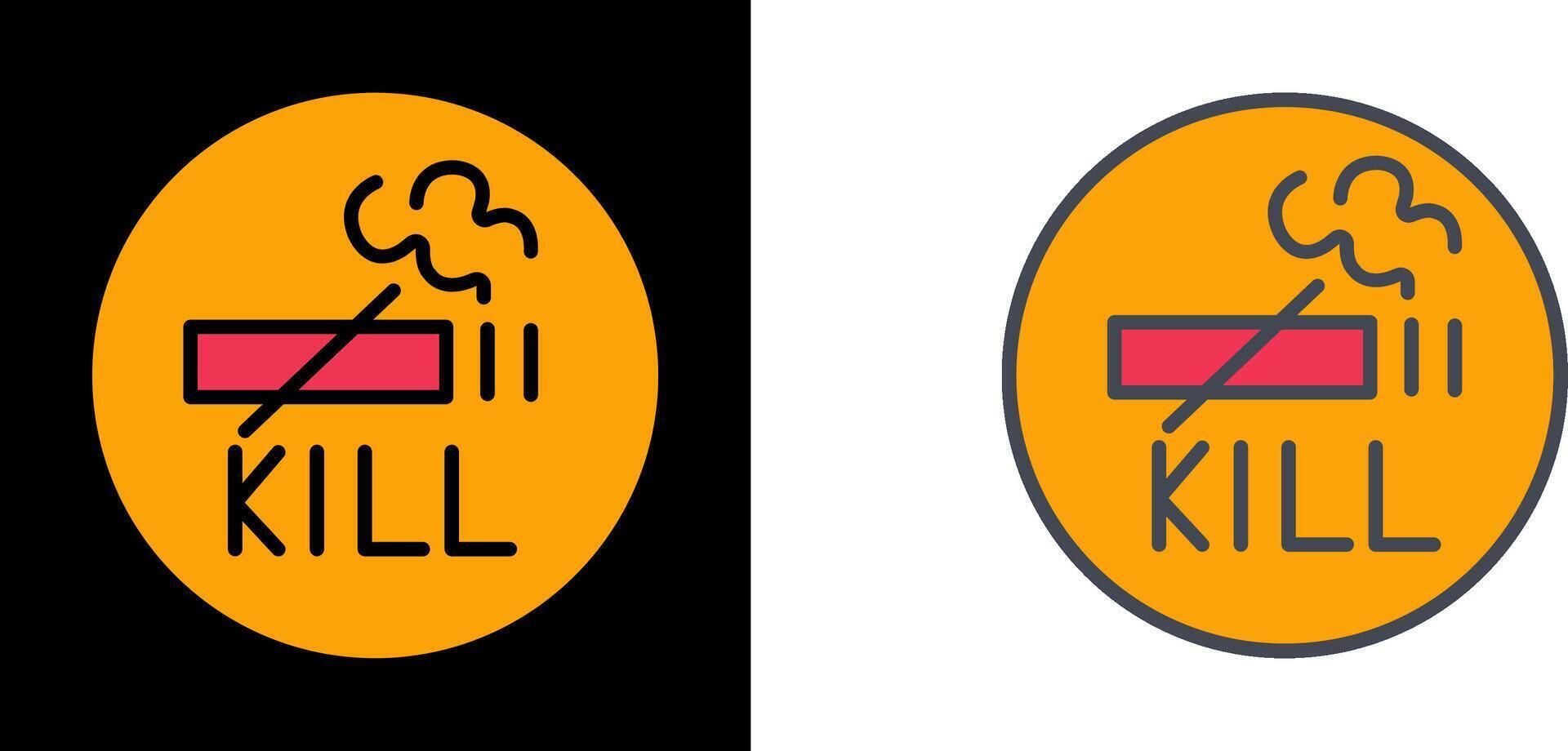 Smoking Kills Icon vector