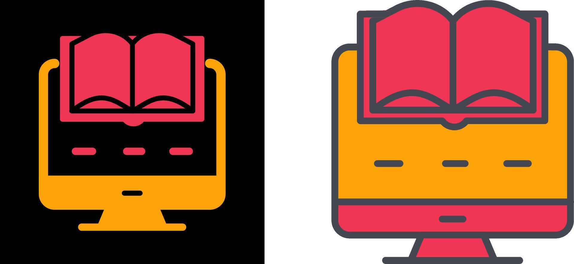 Digital Learning Icon vector