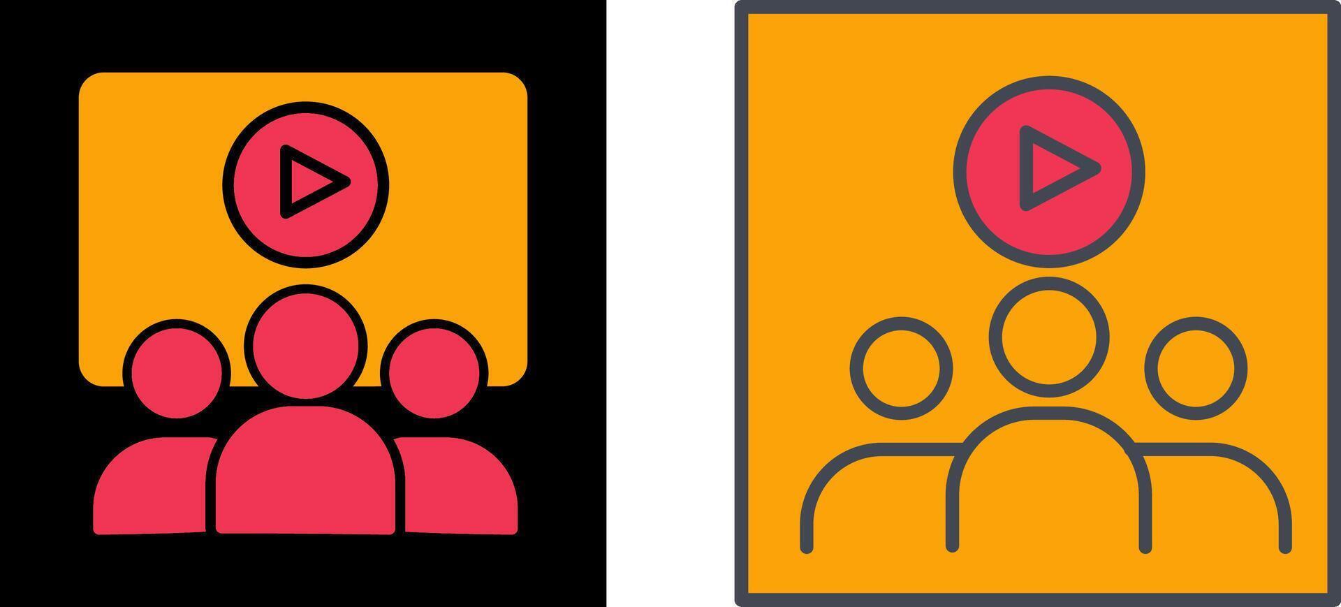 Online Course Icon vector