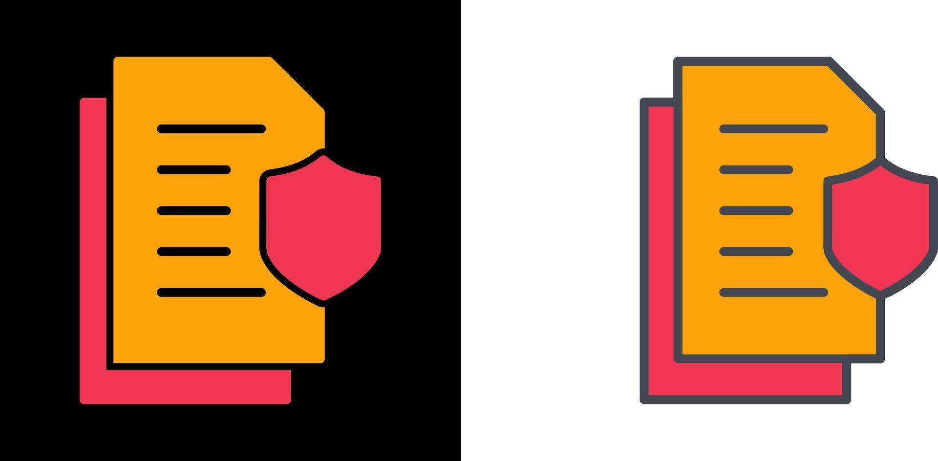 List Protection Icon vector