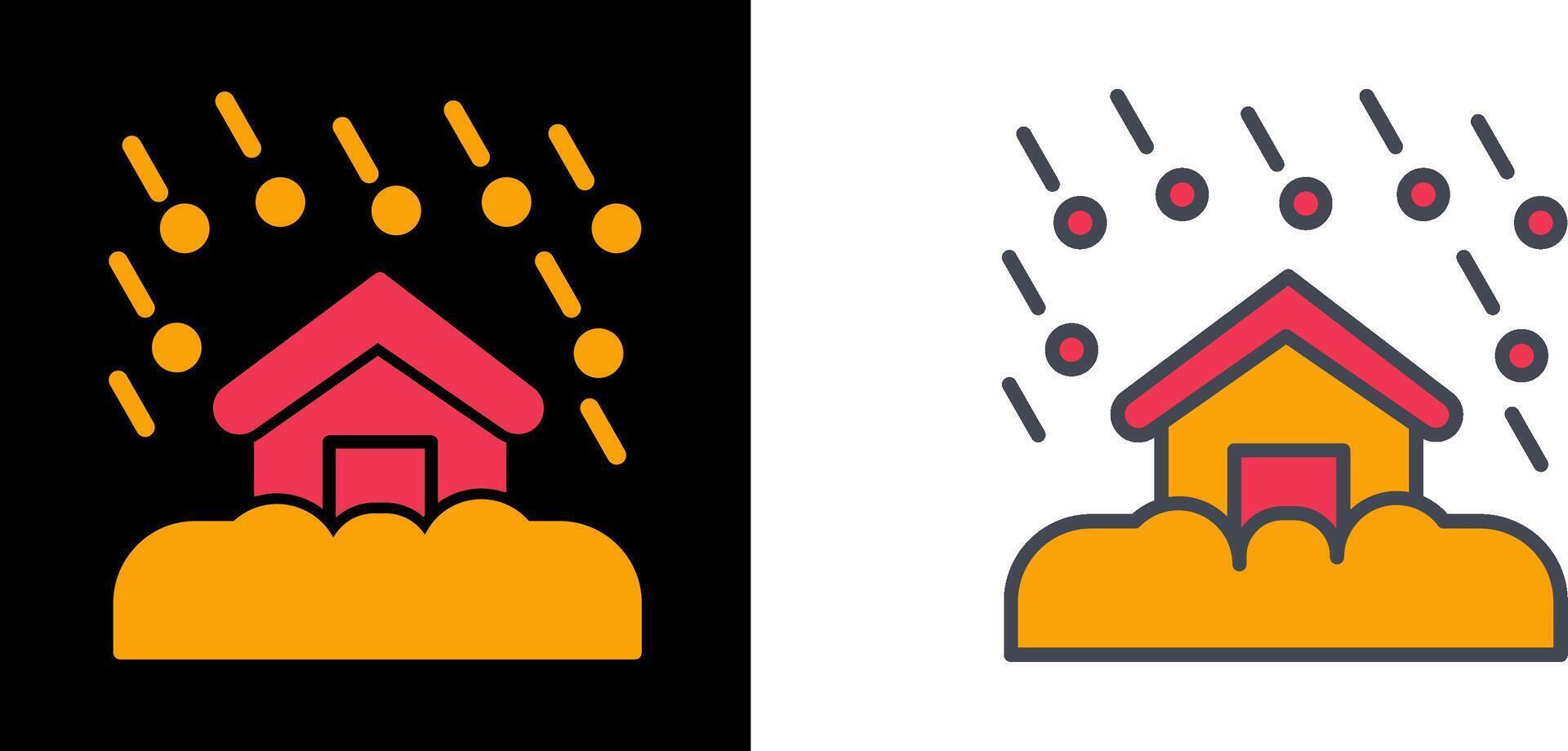 Natural Disaster Icon vector