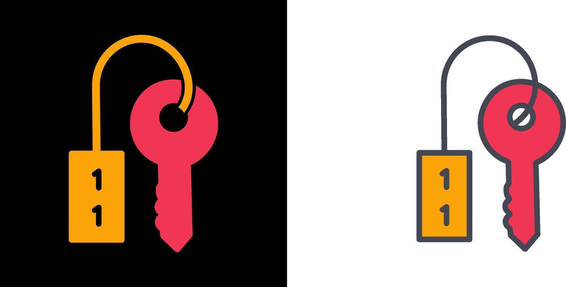 Room key Icon vector
