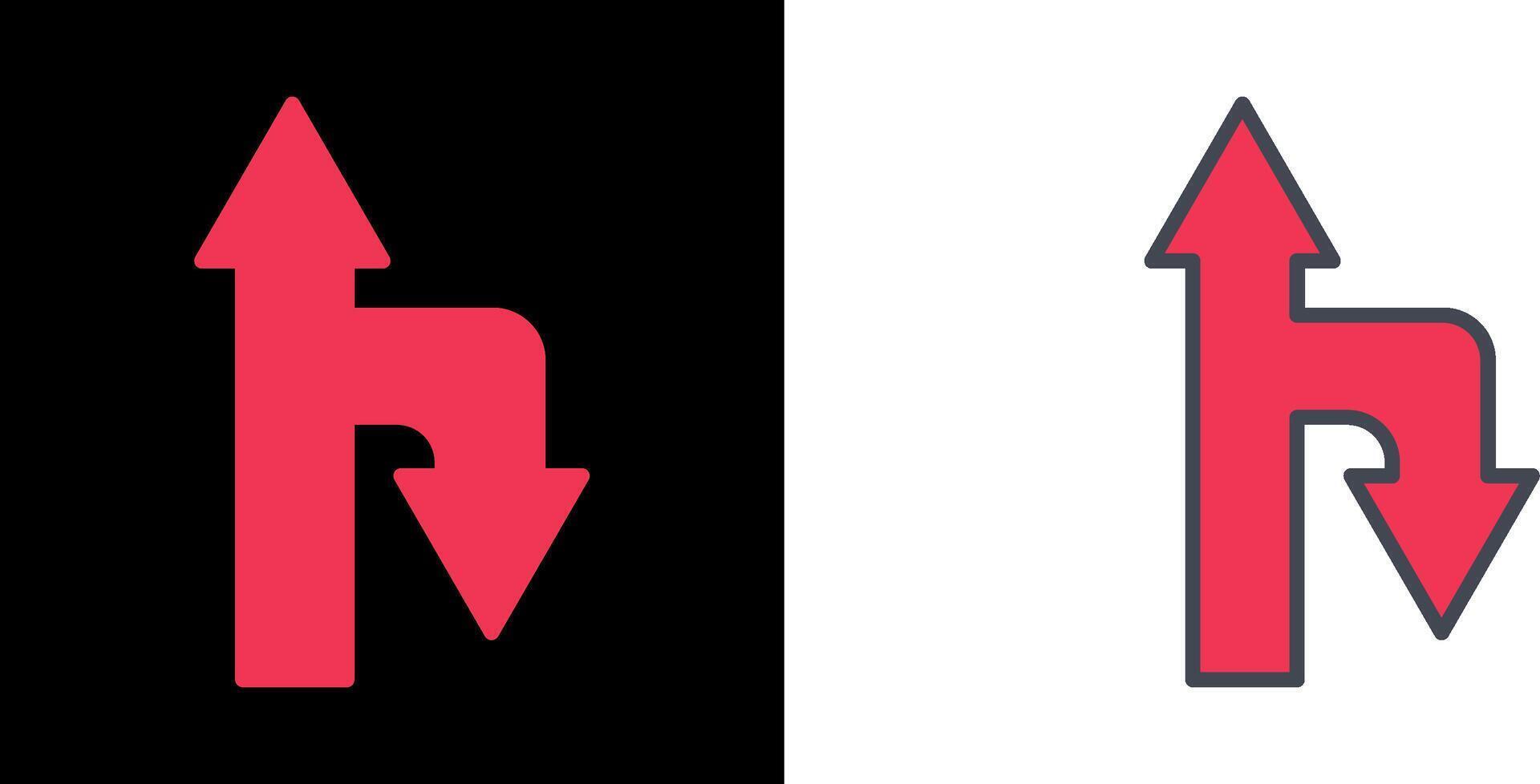 Up Down Icon vector