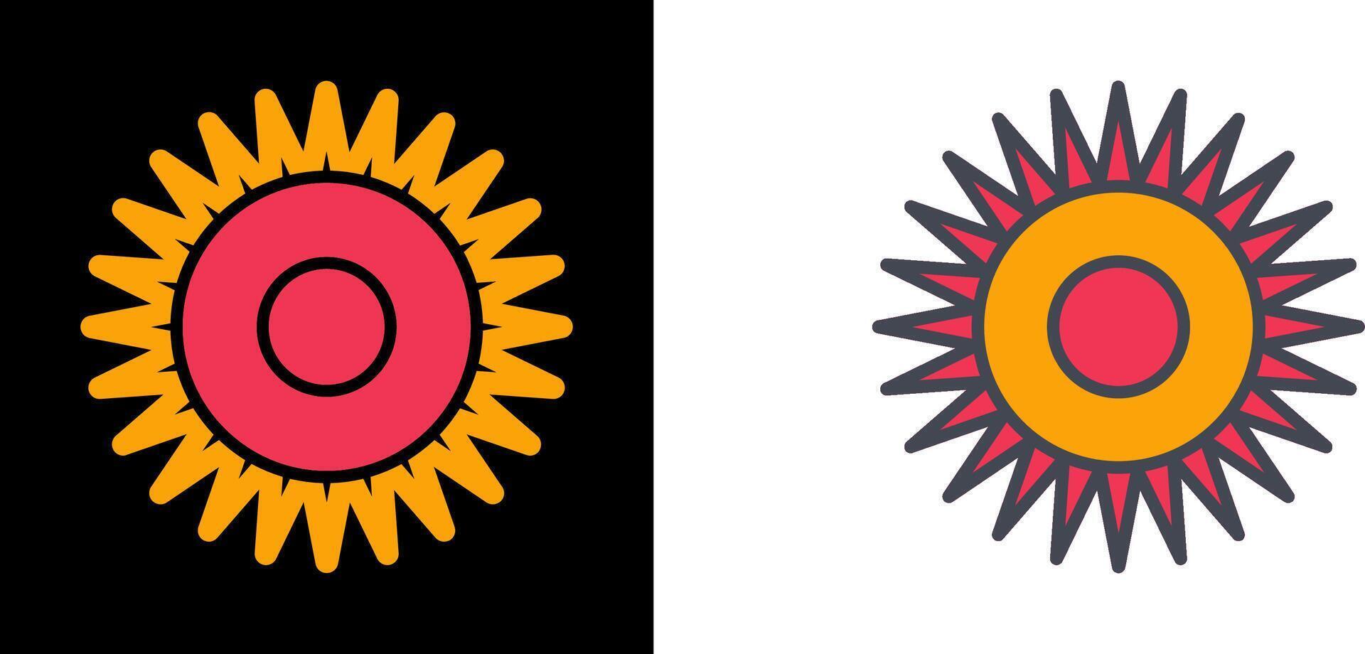 Optical Radiation Icon vector