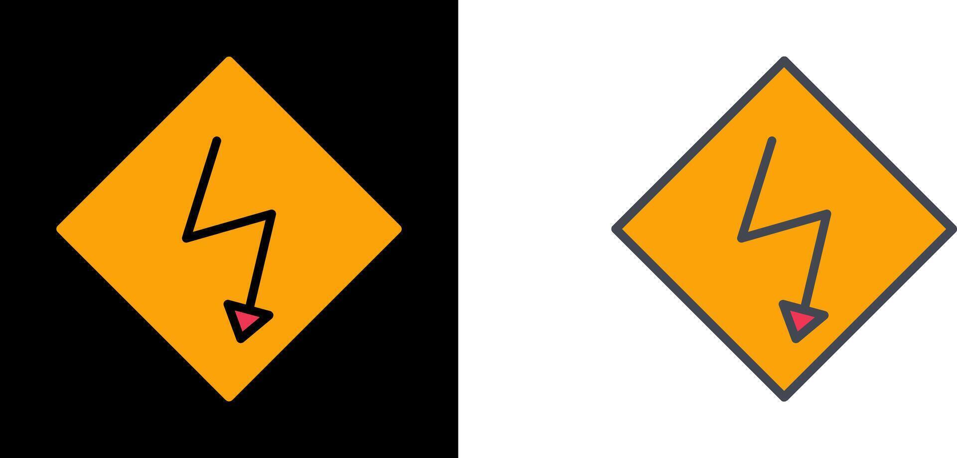 High Voltage Icon vector