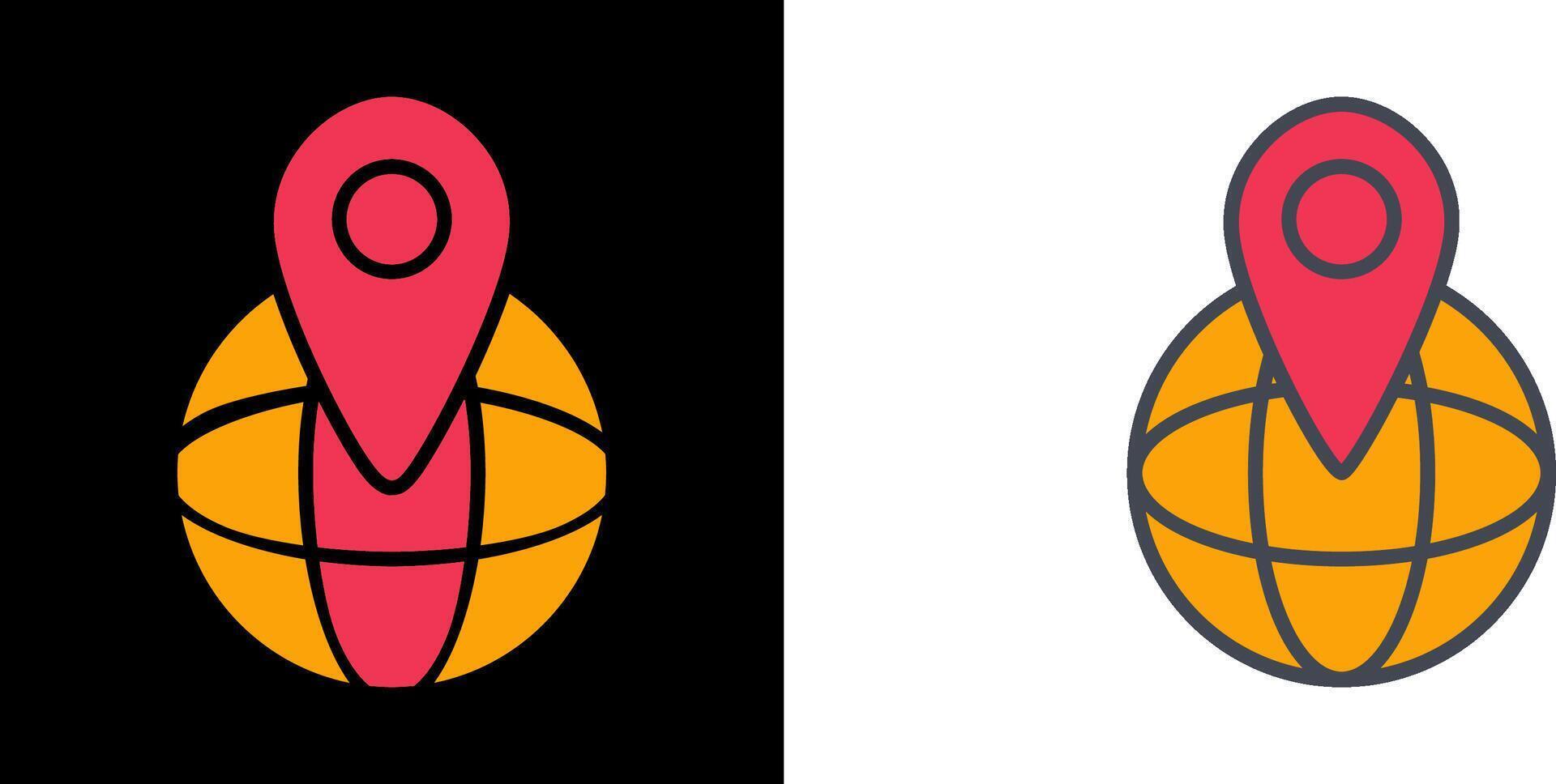 Global Locations Icon vector