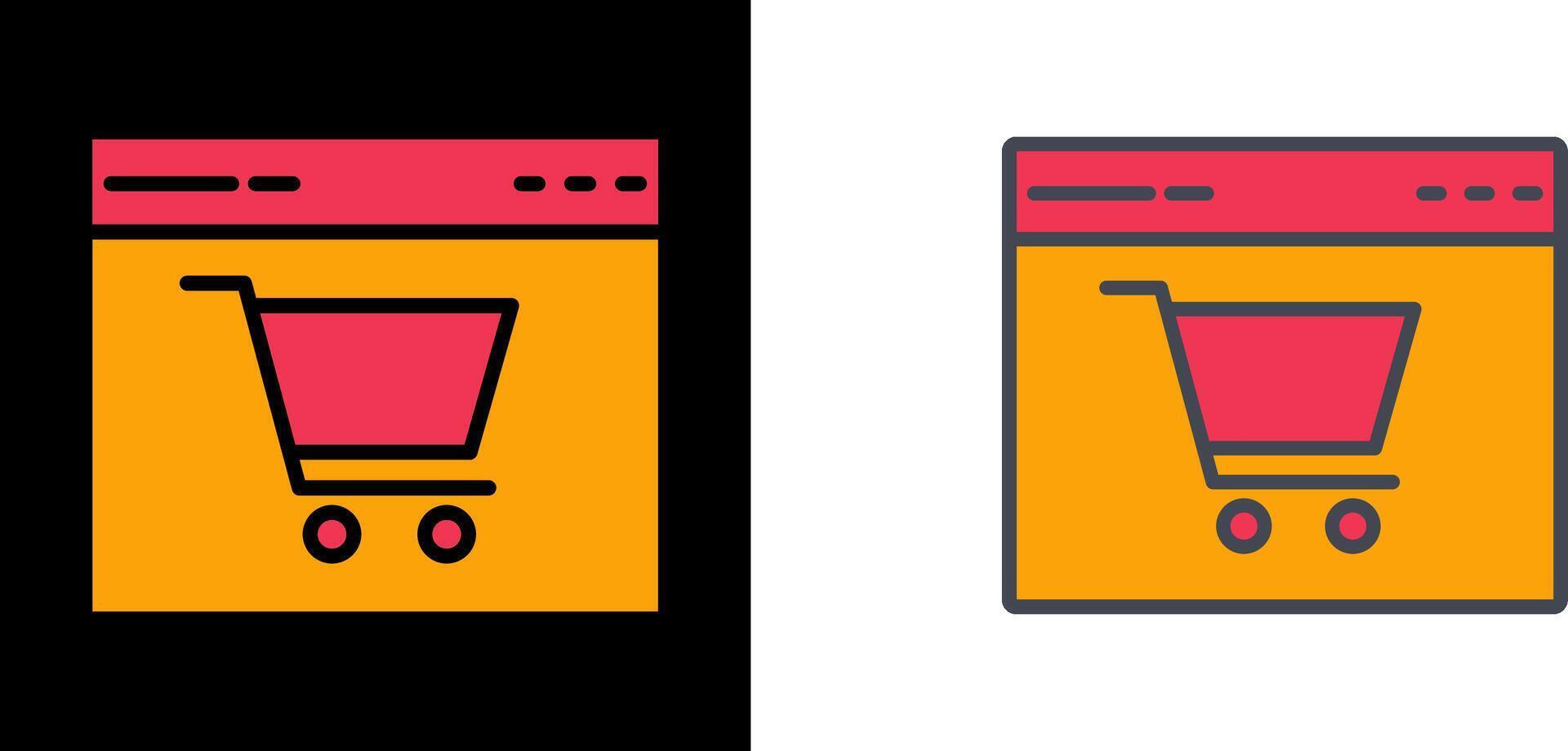 Ecommerce Website Icon vector