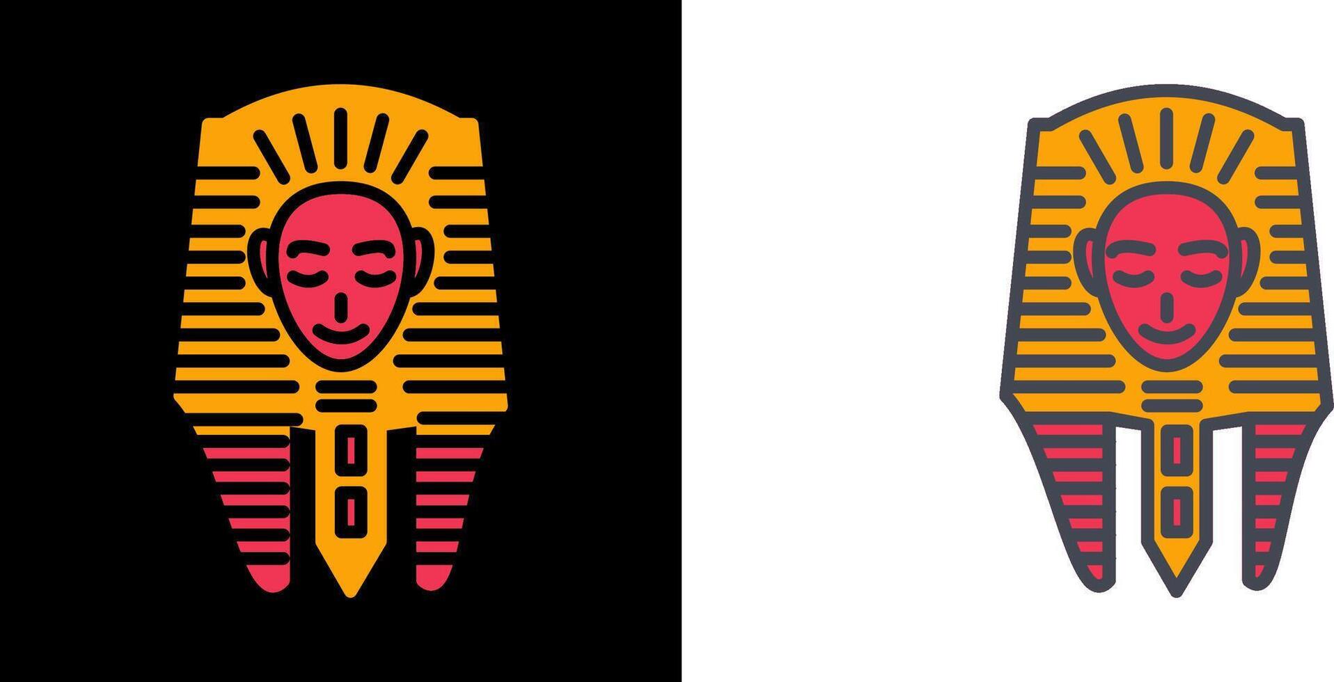 Egyptian Face Icon vector