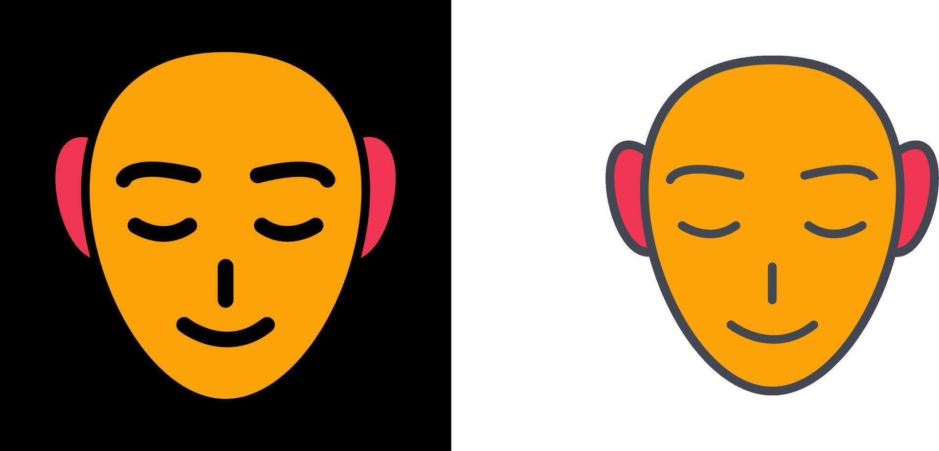 Human Face Icon vector