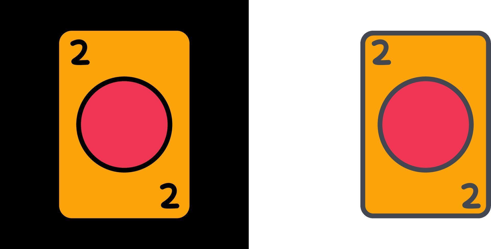 Diamonds Card Icon vector