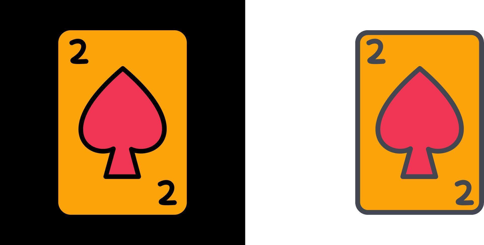 Spades Card Icon vector
