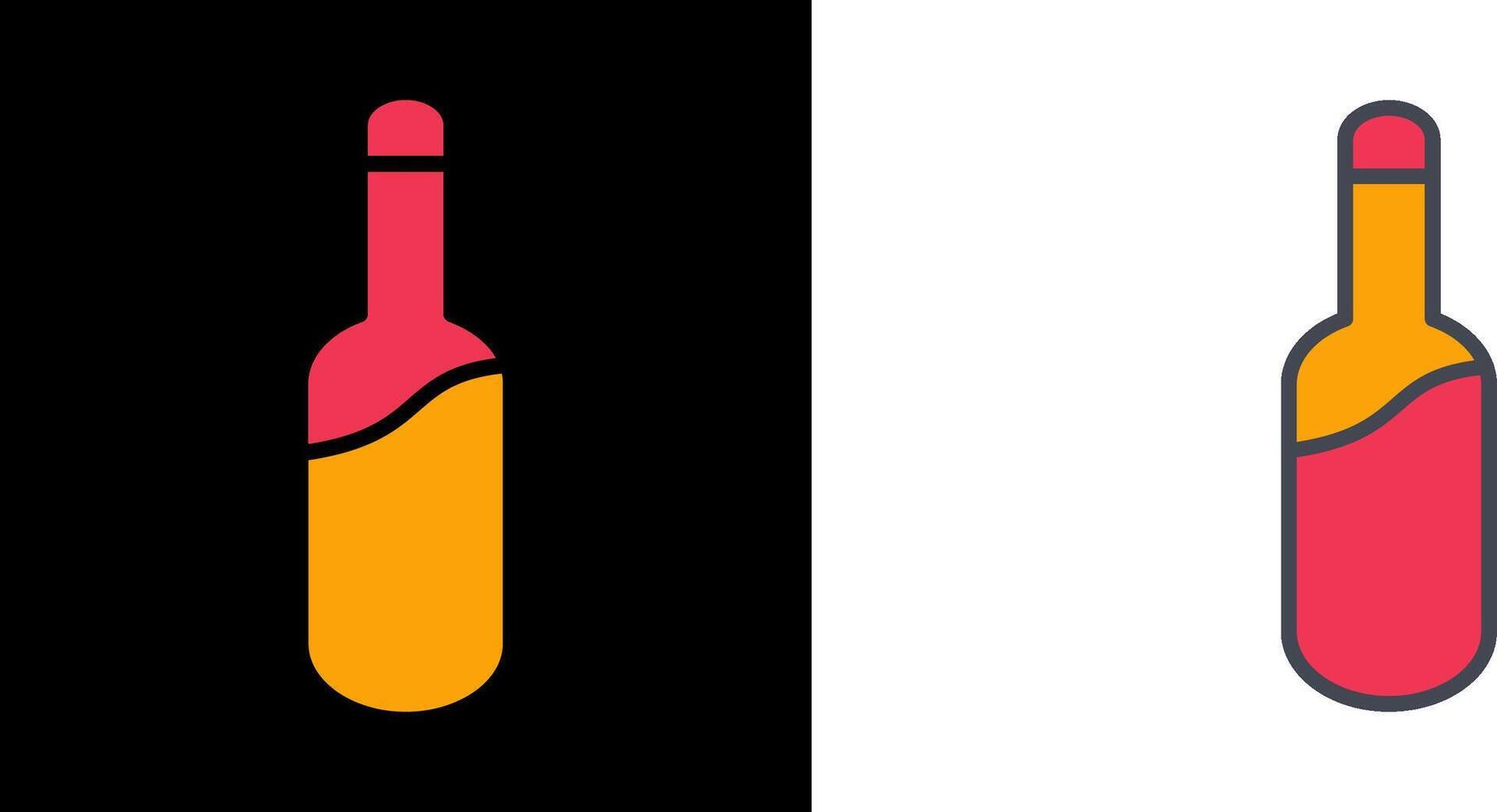 Champagne Bottle Icon vector