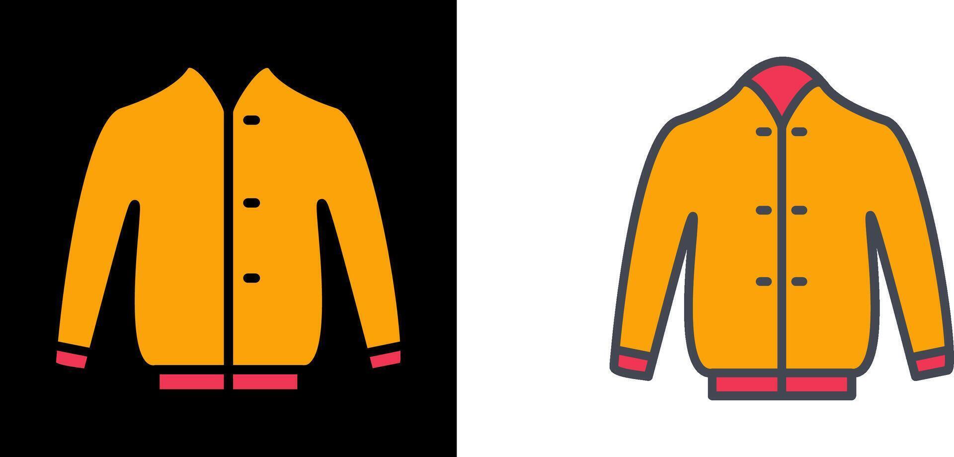 Stylish Jacket Icon vector