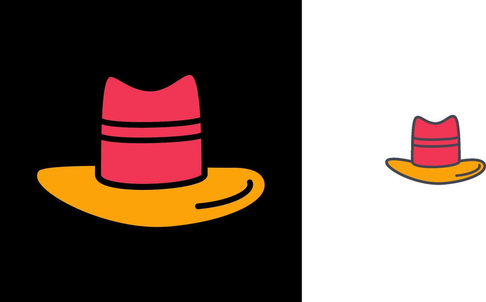Mens Hat Icon vector