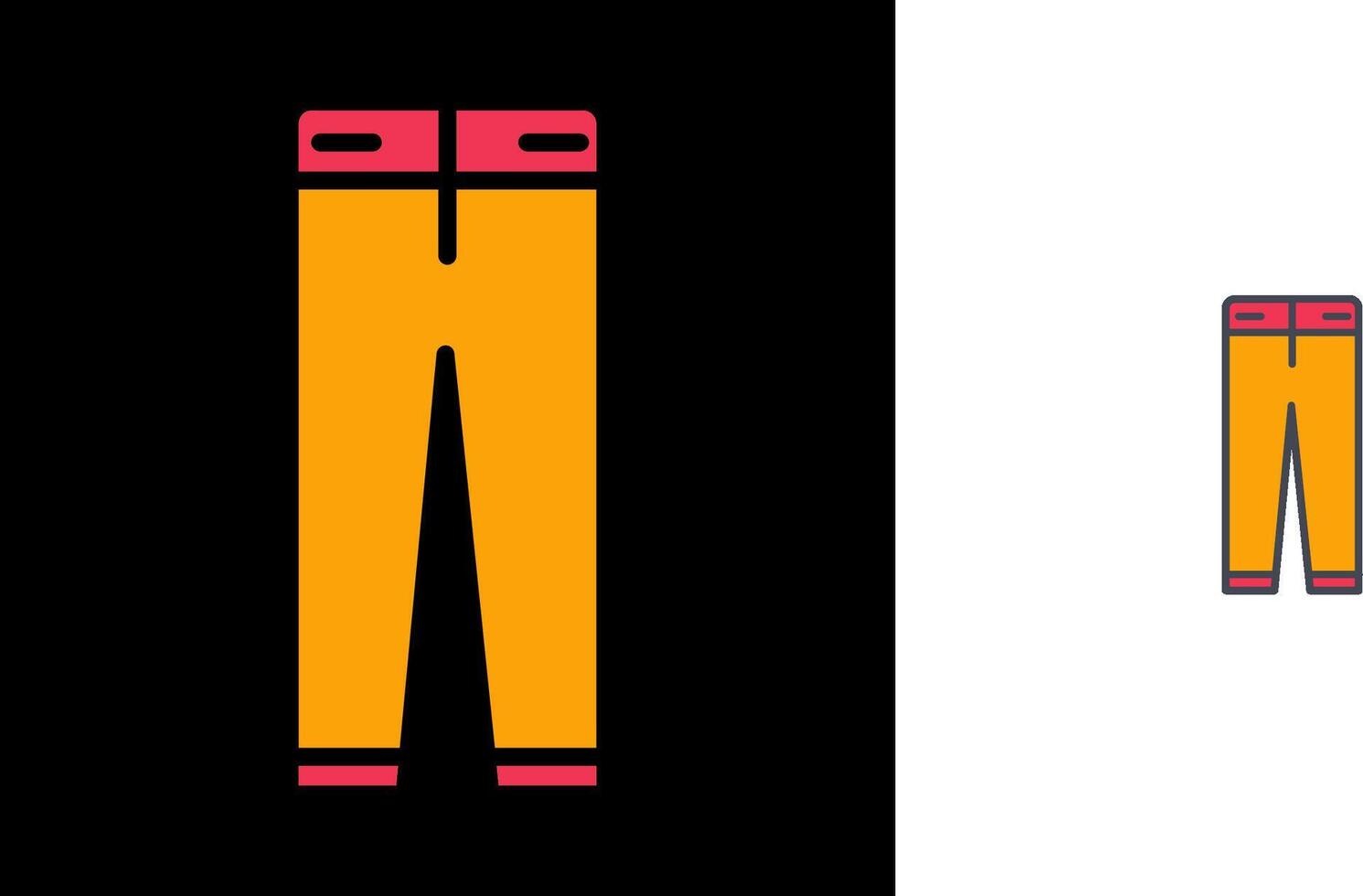 Mens Pants Icon vector