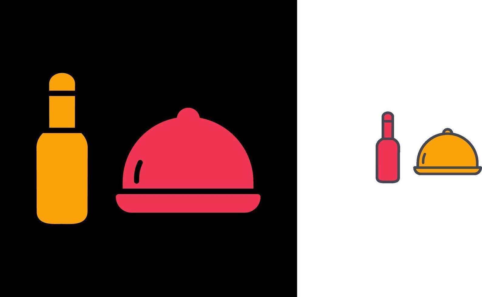 Food and Beer Icon vector