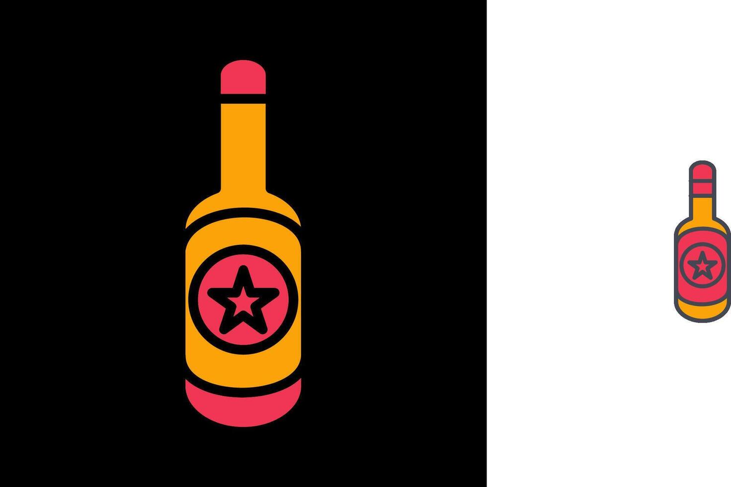 Beer Bottle I Icon vector