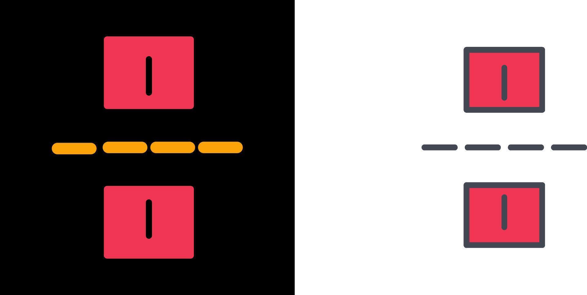 Linked Road Icon vector