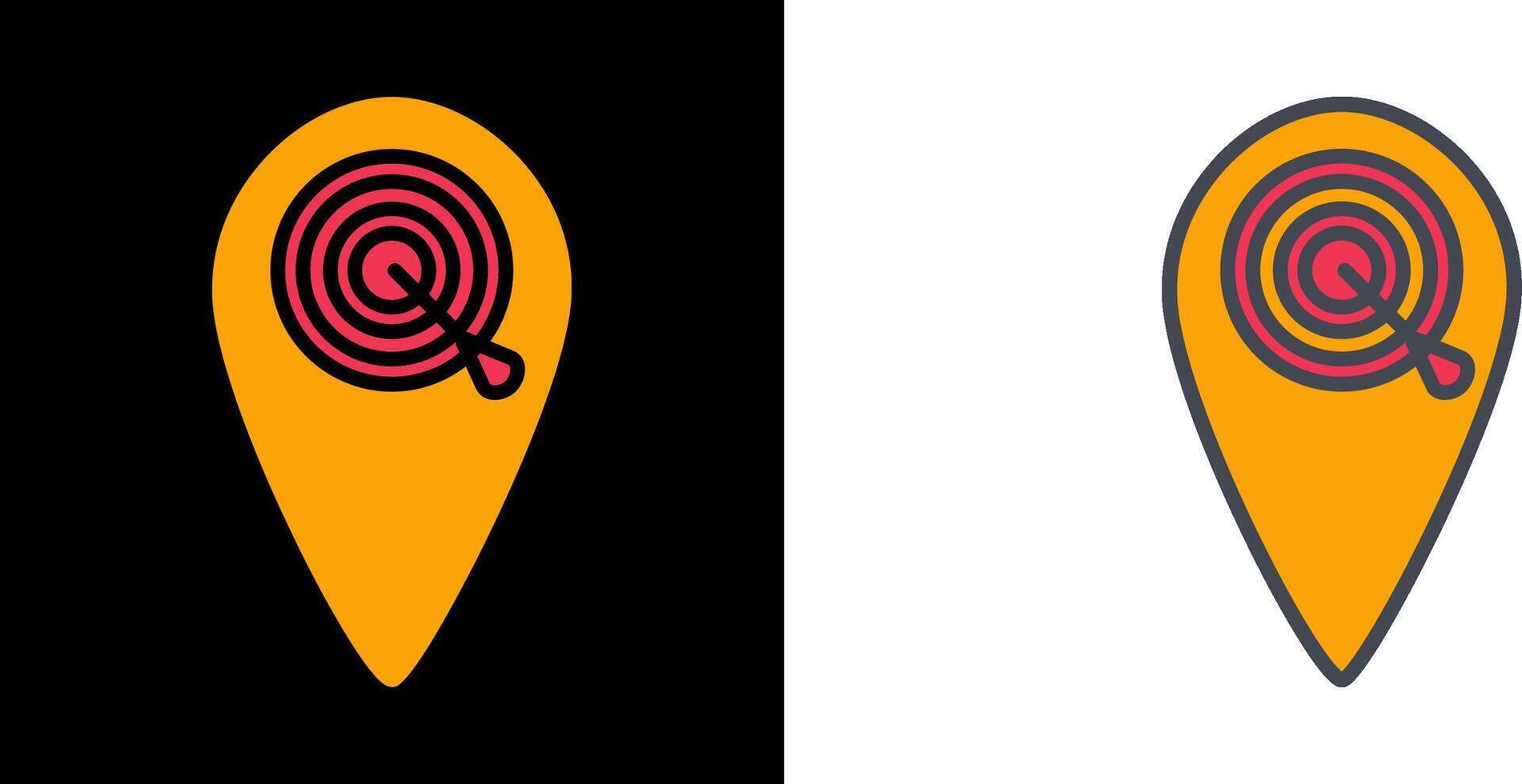 Target Location II Icon vector