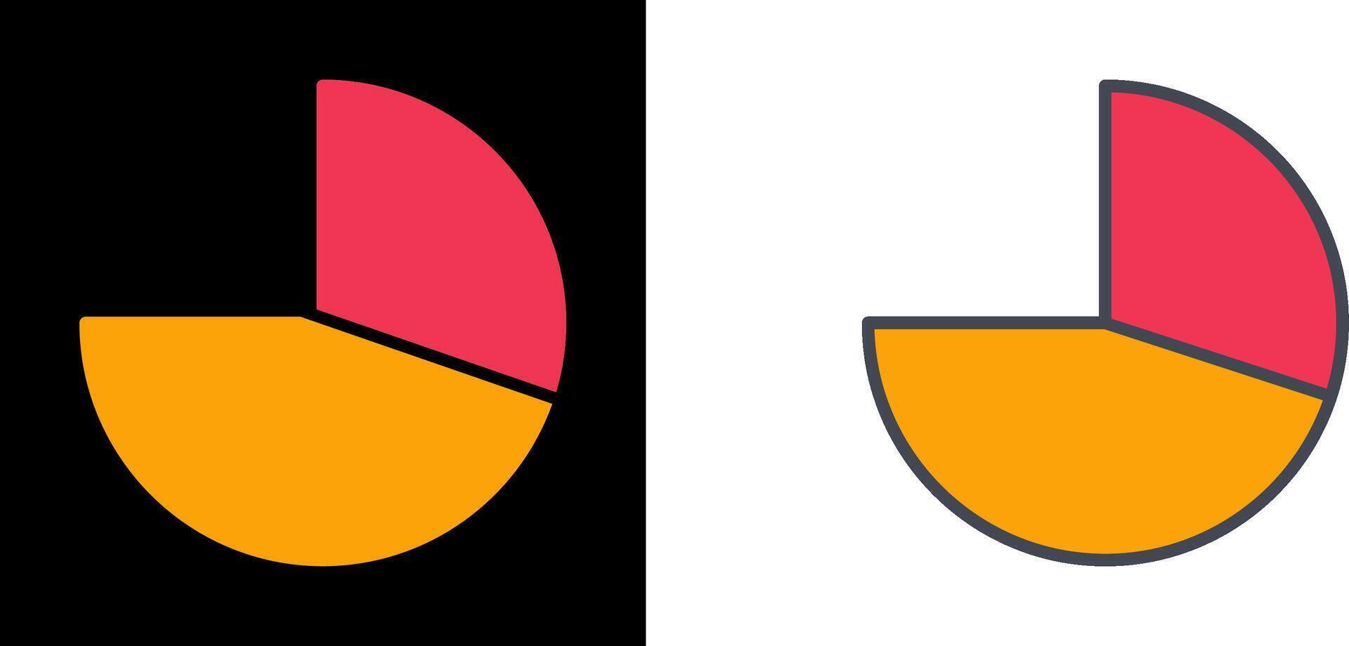 Pie Chart Icon vector