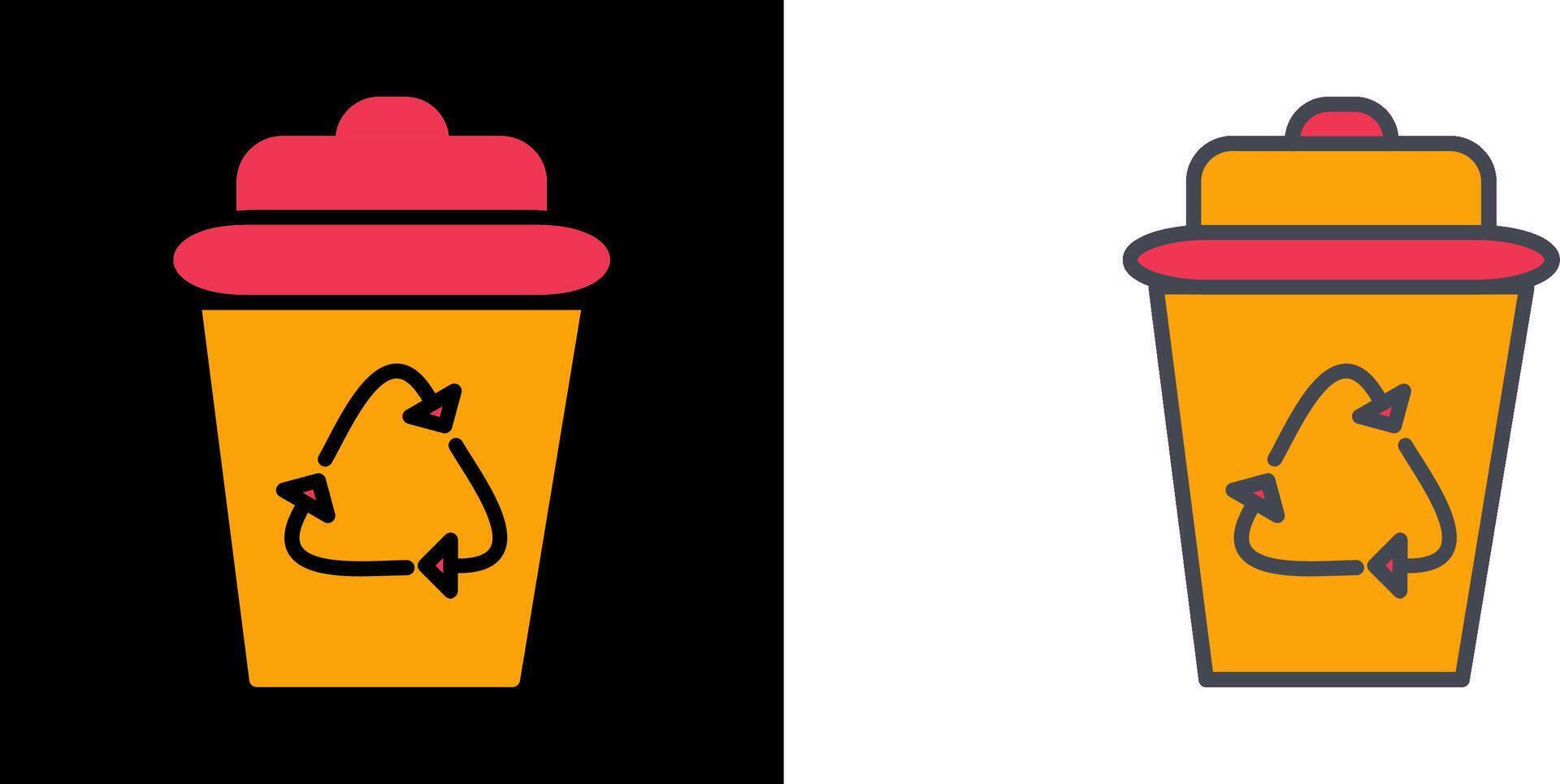 Recycle Bin Icon vector