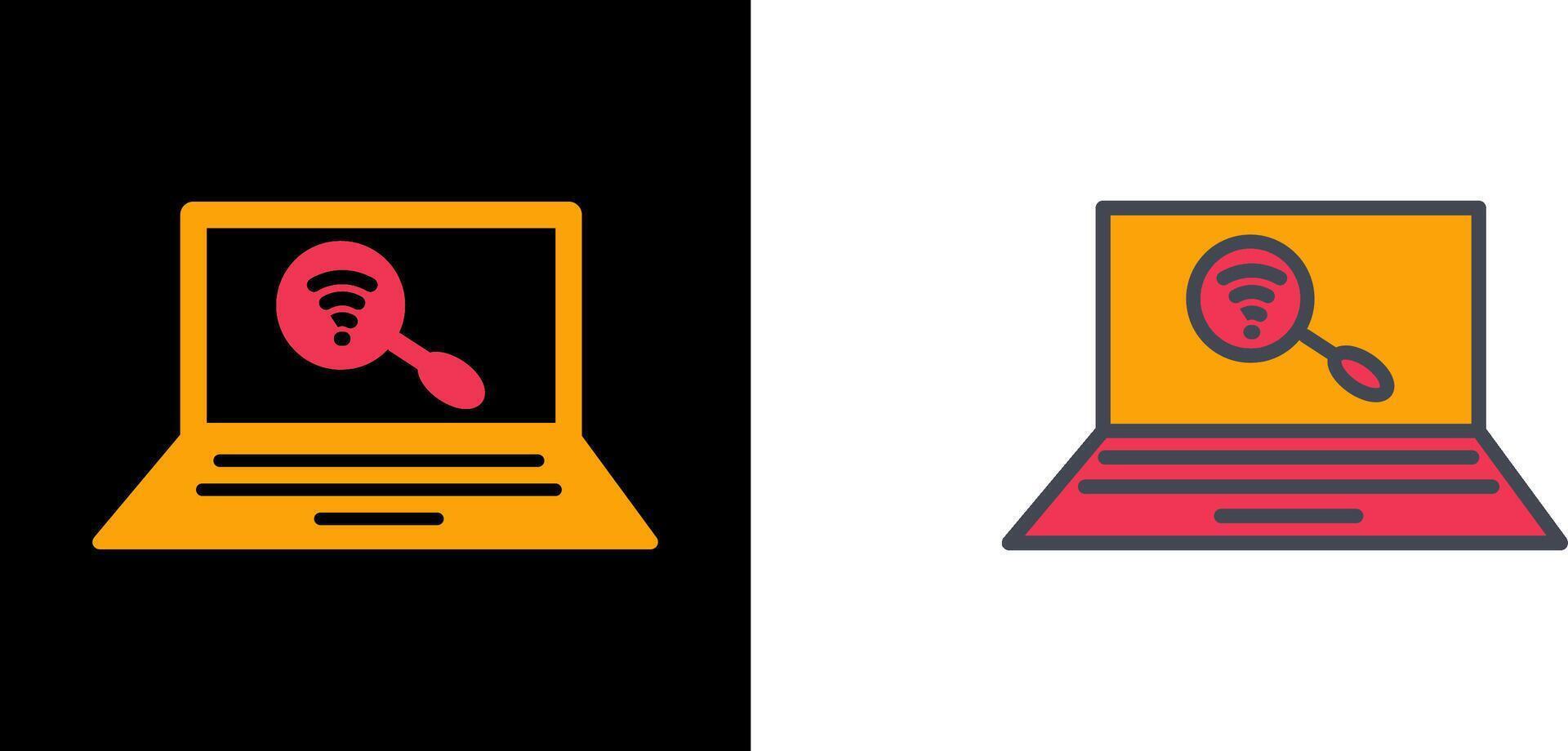 Find on Internet Icon vector