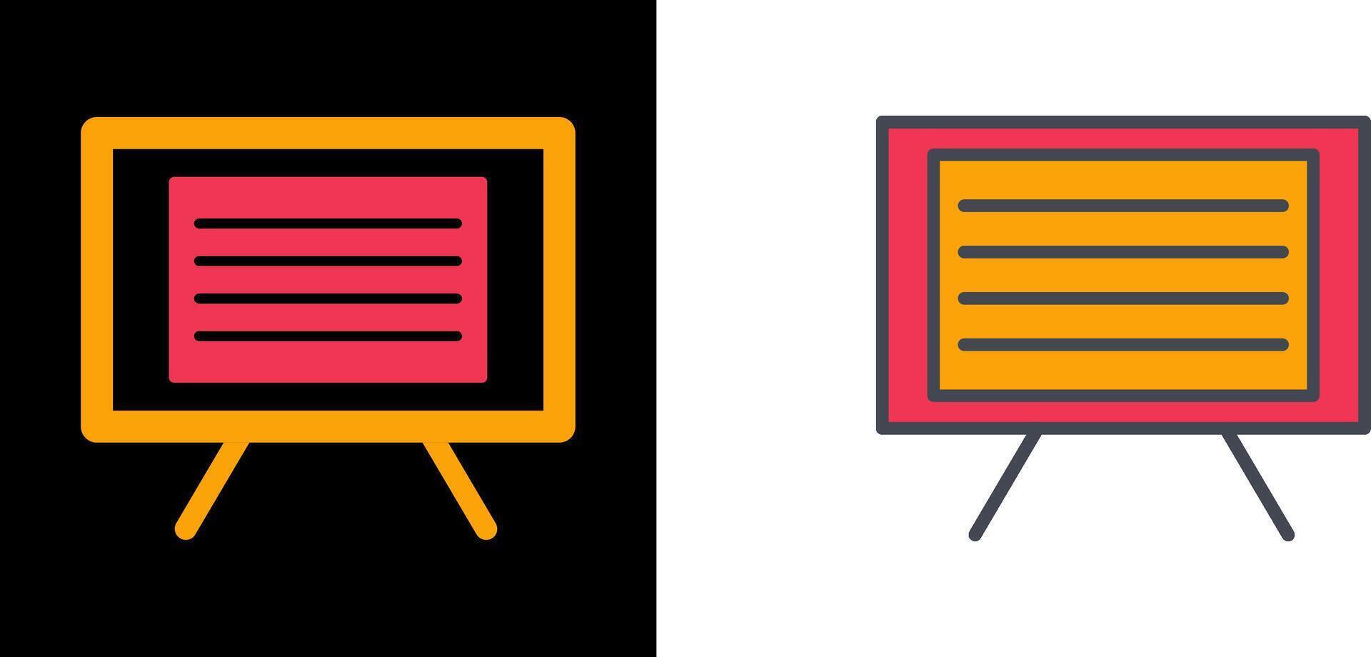 Classroom Board Icon vector