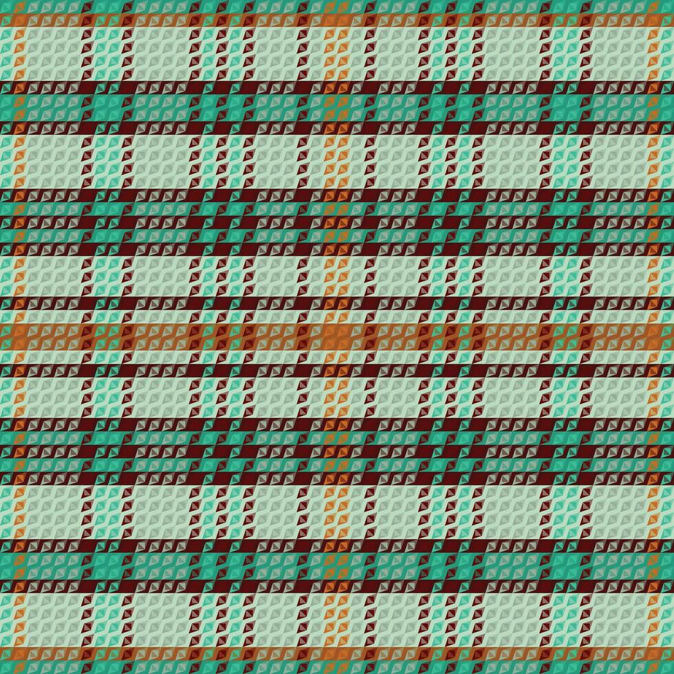 Tartan or plaid dark color pattern. vector