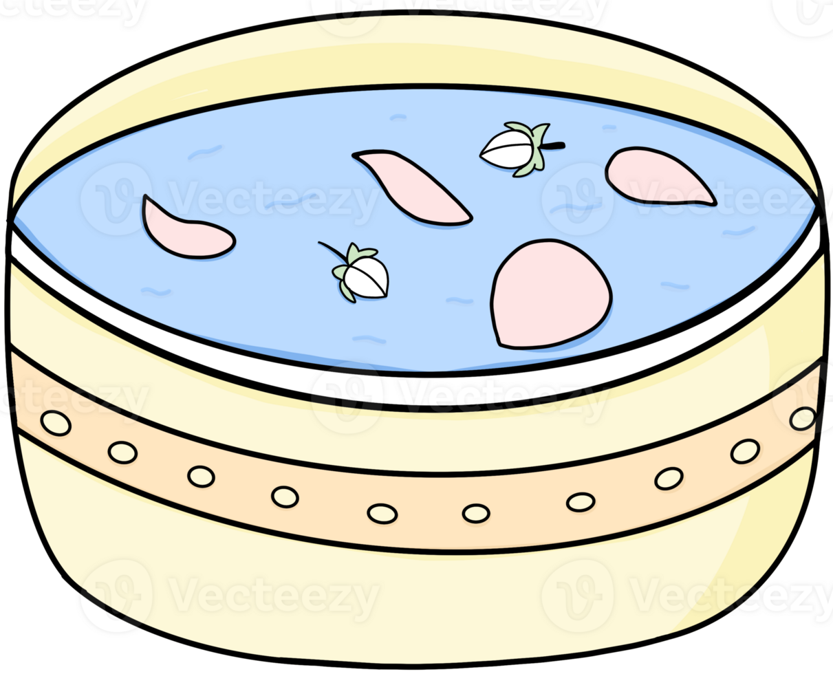 Water splashed from the water bowl png