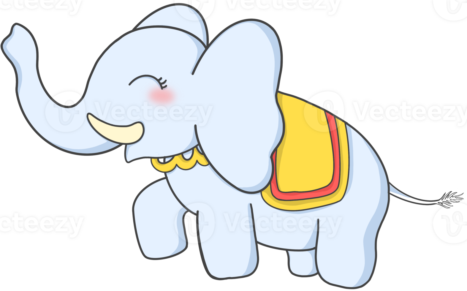 elephant with a smile png