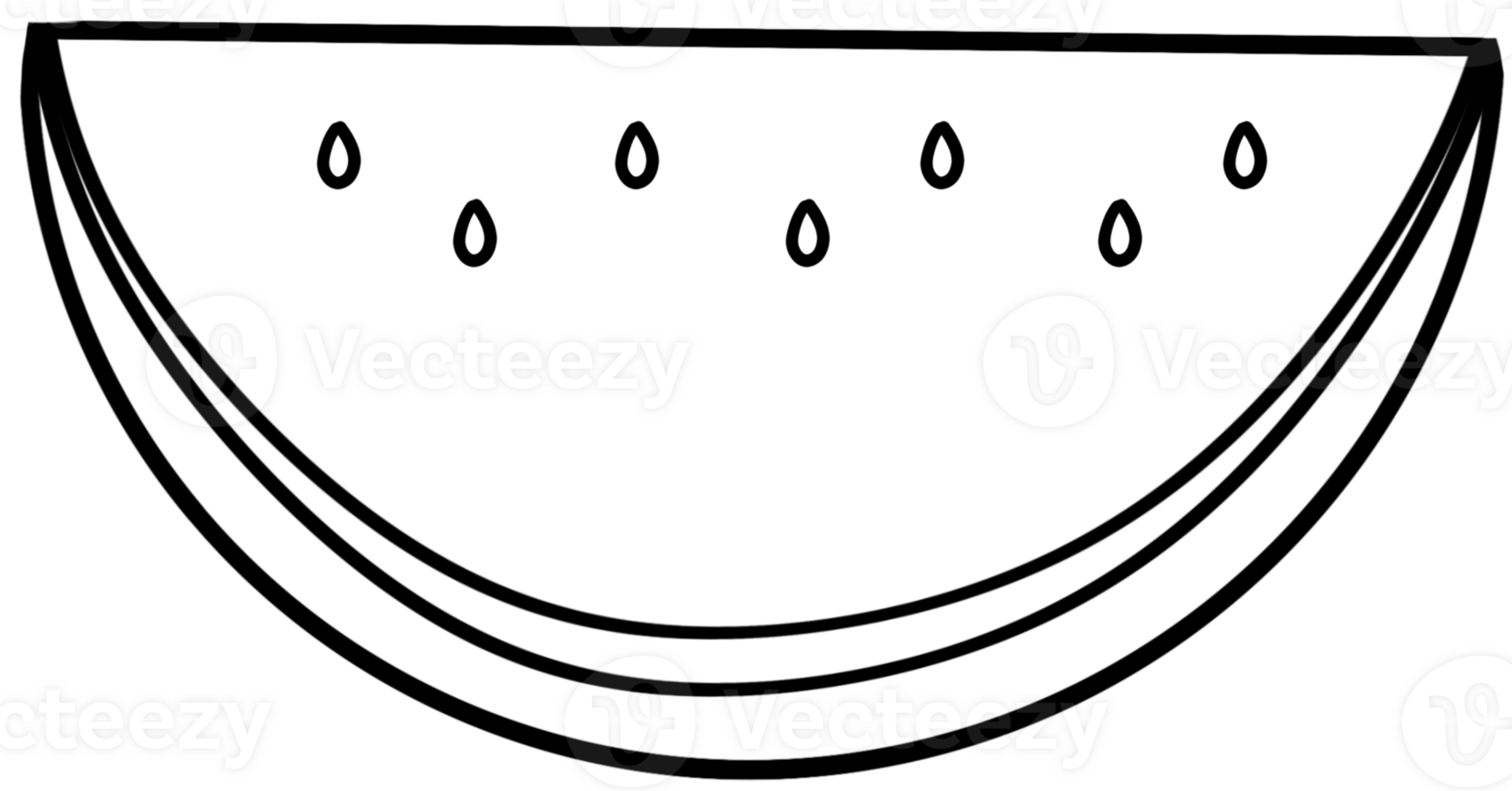 Watermelon cut into pieces png