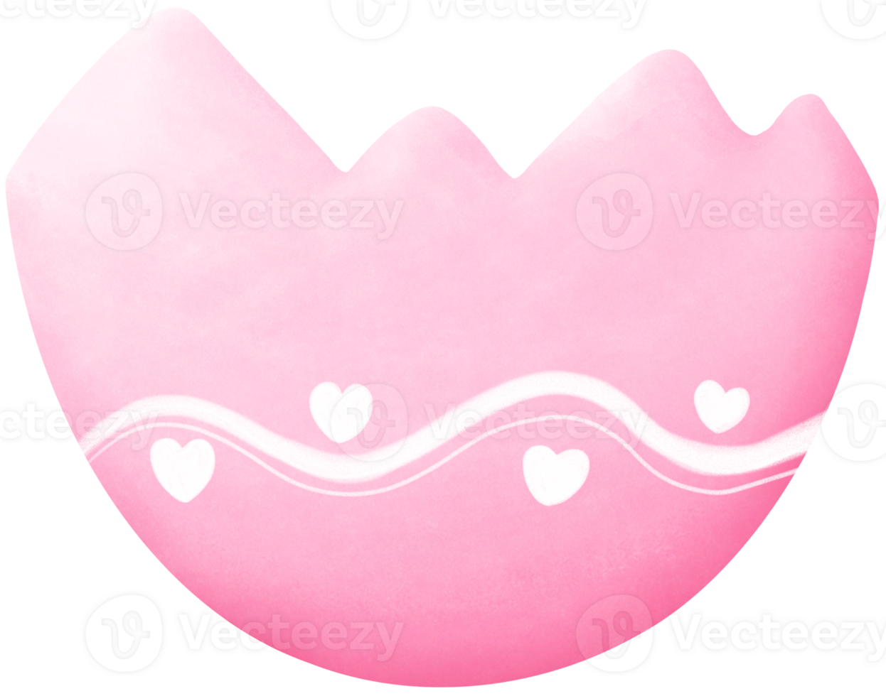 Pink easter eggs png