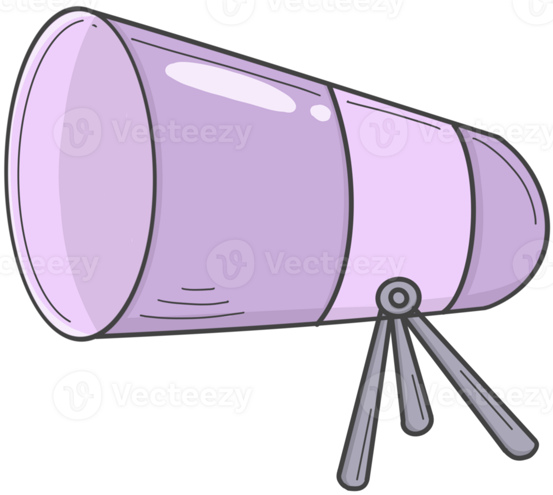 illustration of a telescope png
