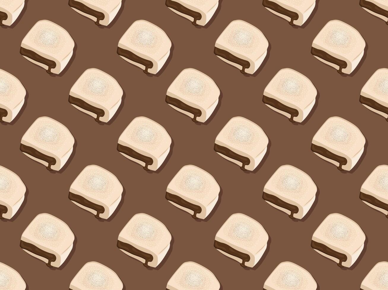 milk bun thailand bread illustration japanese homemade sweet bake cake bun bakery indonesia vector