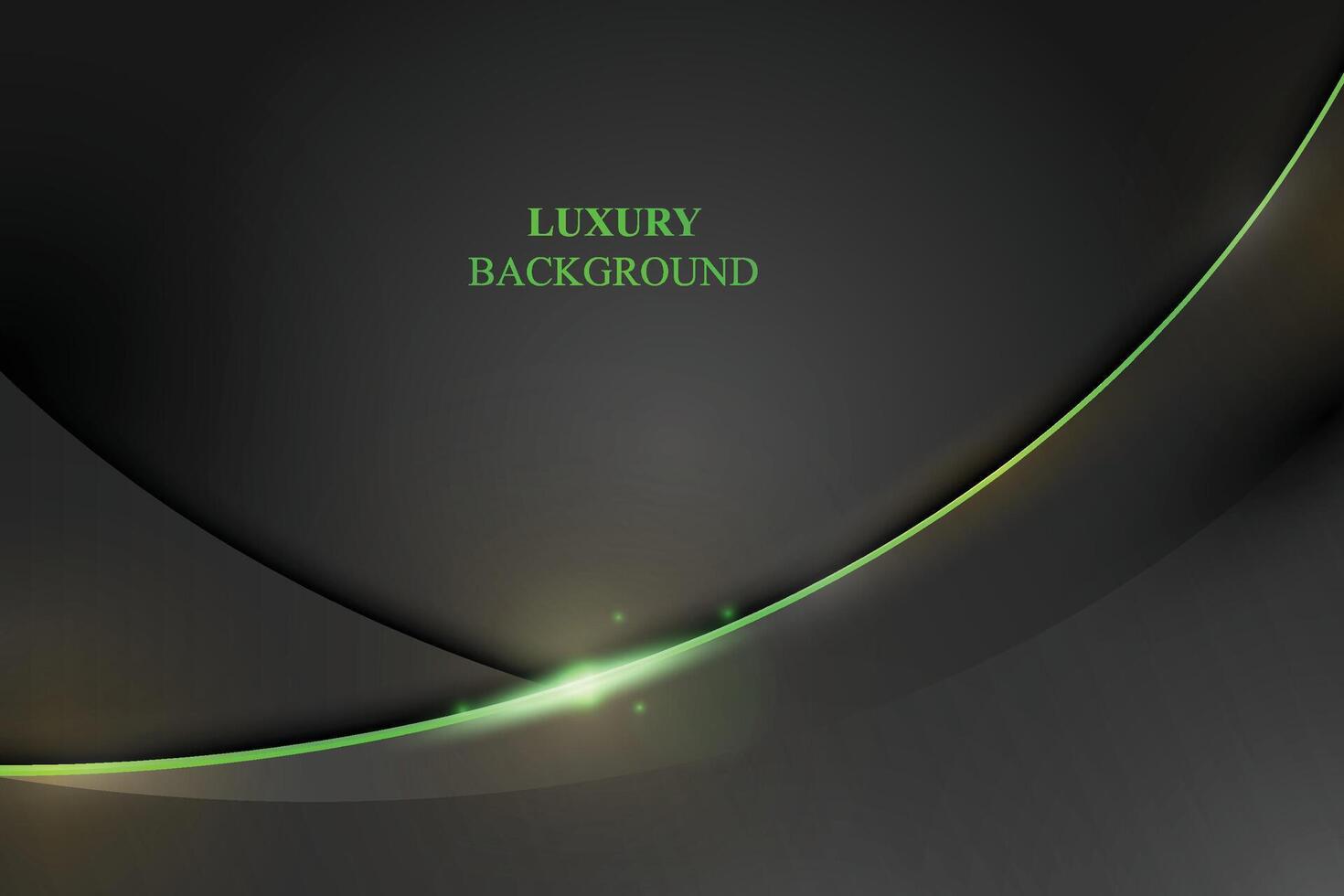 Modern luxury banner design with curve vector