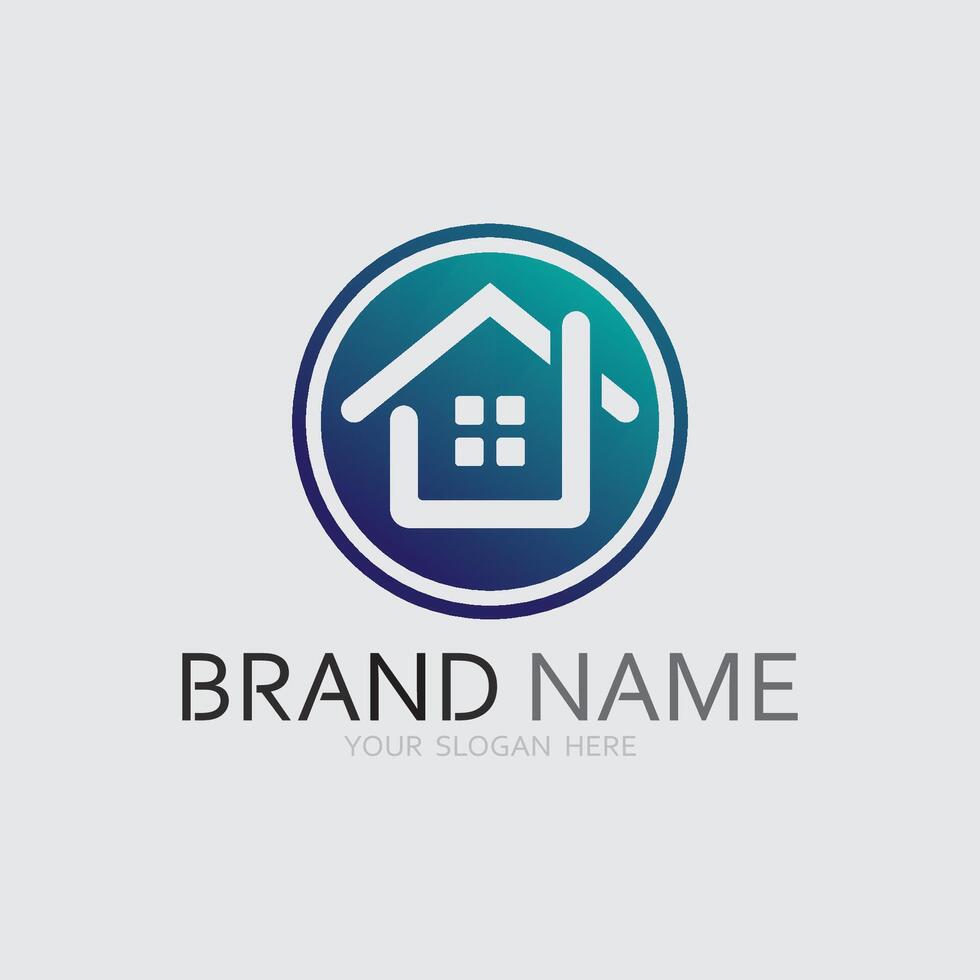 Home logo icon illustration design template.Home and house logo design , logo , architecture and building, design property , stay at home estate Business logo. vector