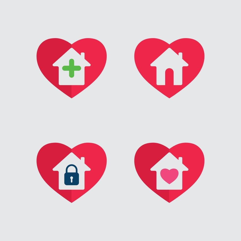 Home logo icon illustration design template.Home and house logo design , logo , architecture and building, design property , stay at home estate Business logo. vector