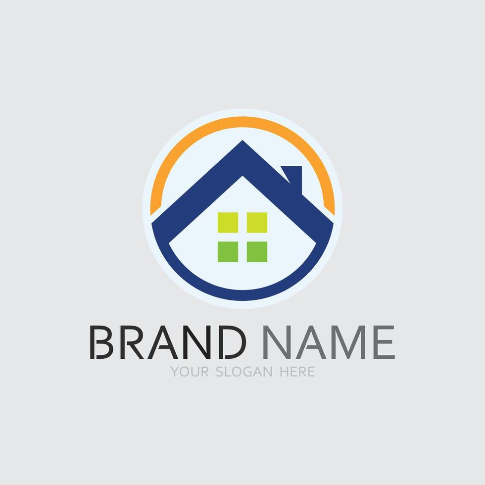 Home logo icon illustration design template.Home and house logo design , logo , architecture and building, design property , stay at home estate Business logo. vector