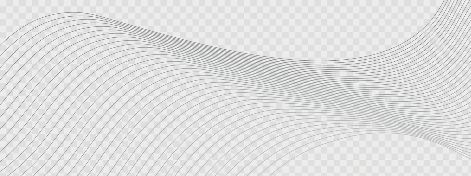 Technology abstract lines art, Abstract white blend graphics technology flowing wave lines background, wavy pattern and stylish line art, Modern white moving lines design element vector