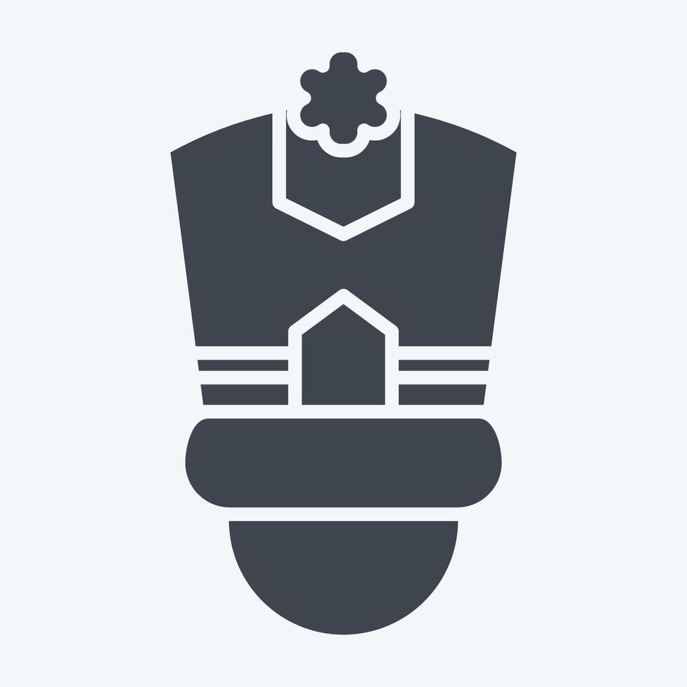 Icon Top Hat. related to Parade symbol. glyph style. simple design illustration vector