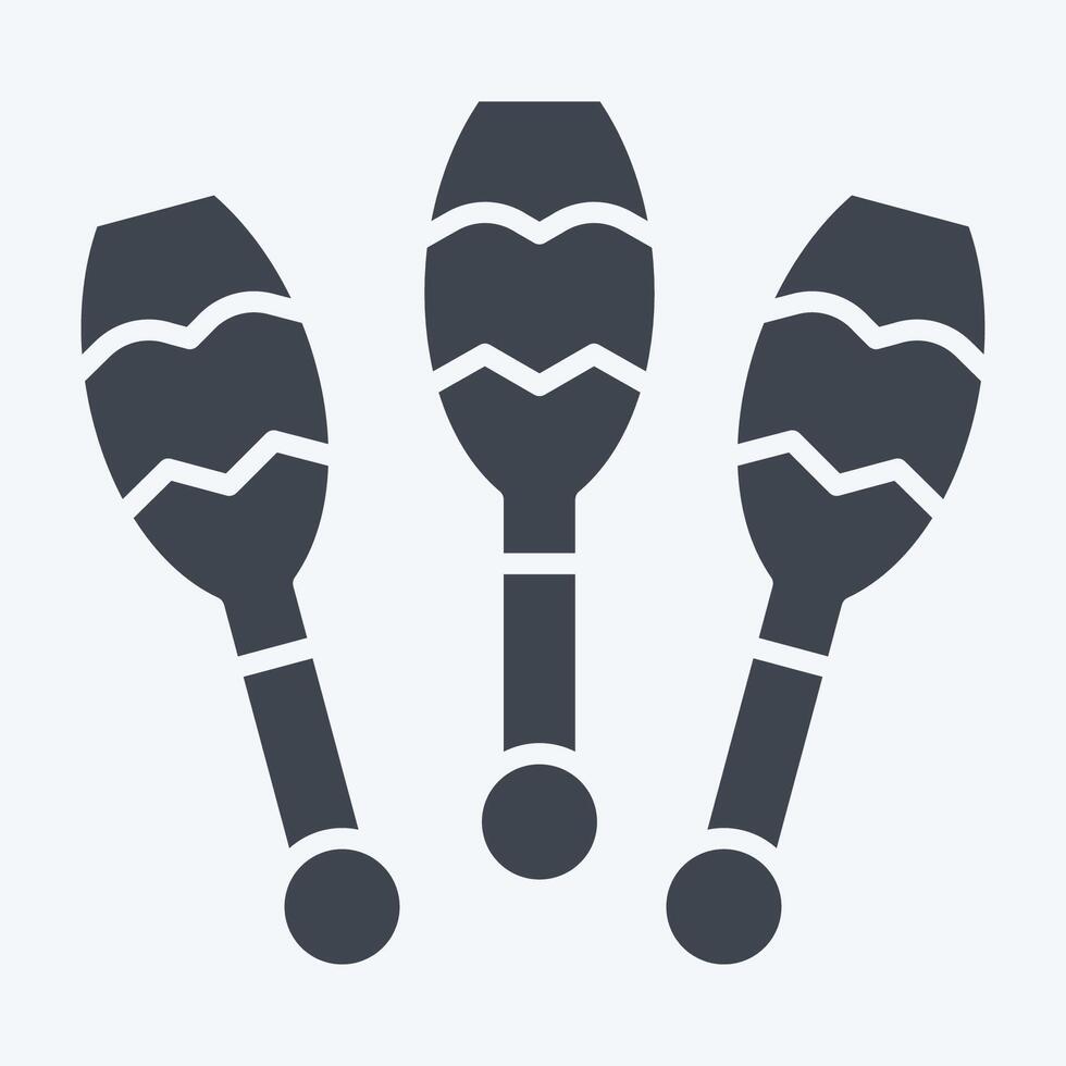 Icon Juggling. related to Parade symbol. glyph style. simple design illustration vector